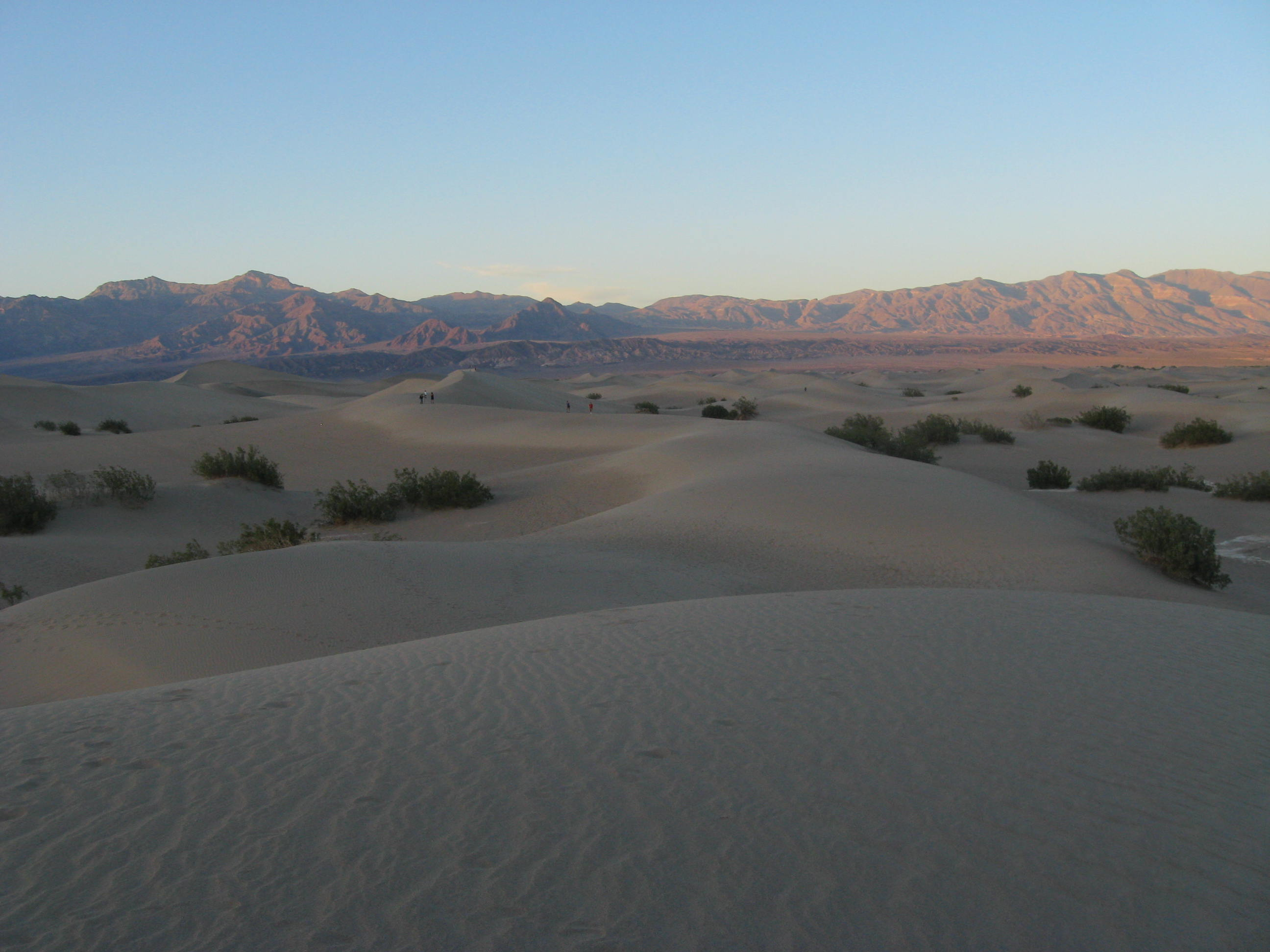 A photograph of the Sierras, taken from Death Valley. 2011