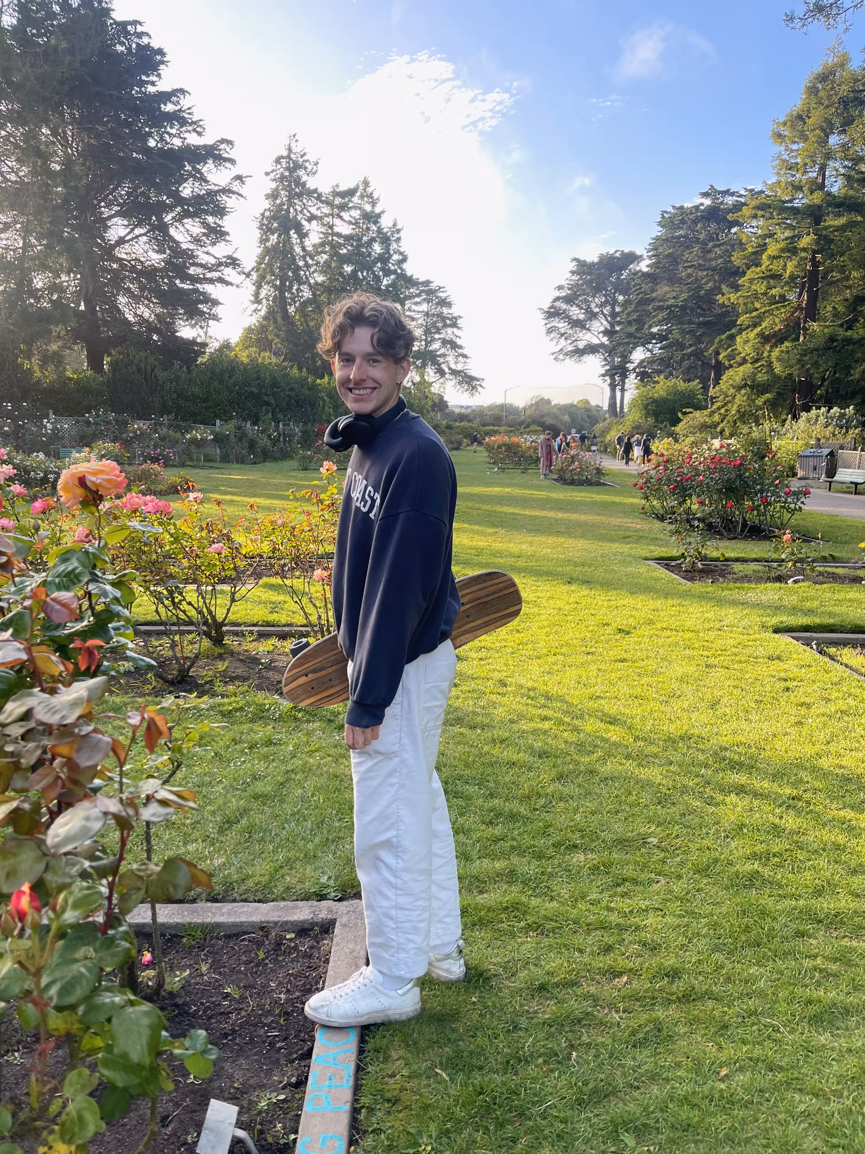 At the Rose Garden in GGP.